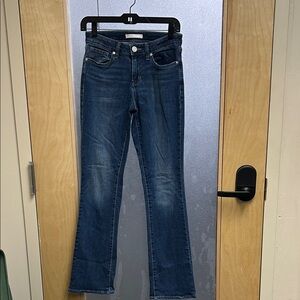 LC Lauren Conrad Dark Blue Flare Jeans